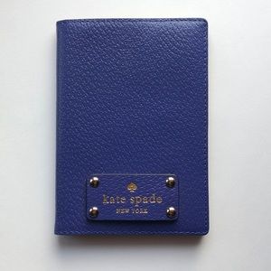 Kate Spade Blue Passport Cover